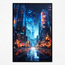 Load image into Gallery viewer, Celestial Metropolis - Framed