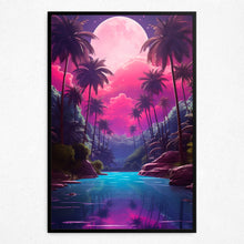 Load image into Gallery viewer, Lunar Lagoon - Framed