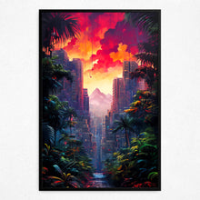Load image into Gallery viewer, Urban Jungle Vista - Framed