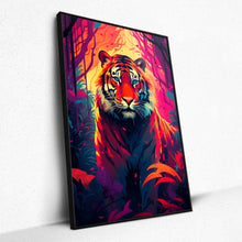 Load image into Gallery viewer, Neon Jungle Majesty - Framed