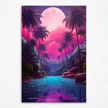 Load image into Gallery viewer, Lunar Lagoon - Canvas
