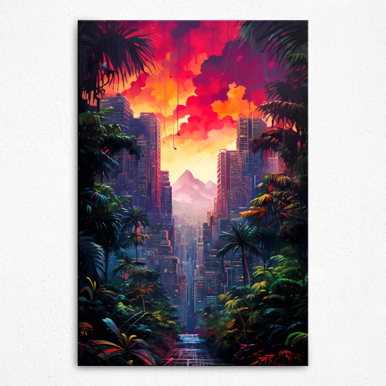 Urban Jungle Vista - Canvas