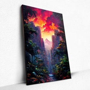 Urban Jungle Vista - Canvas