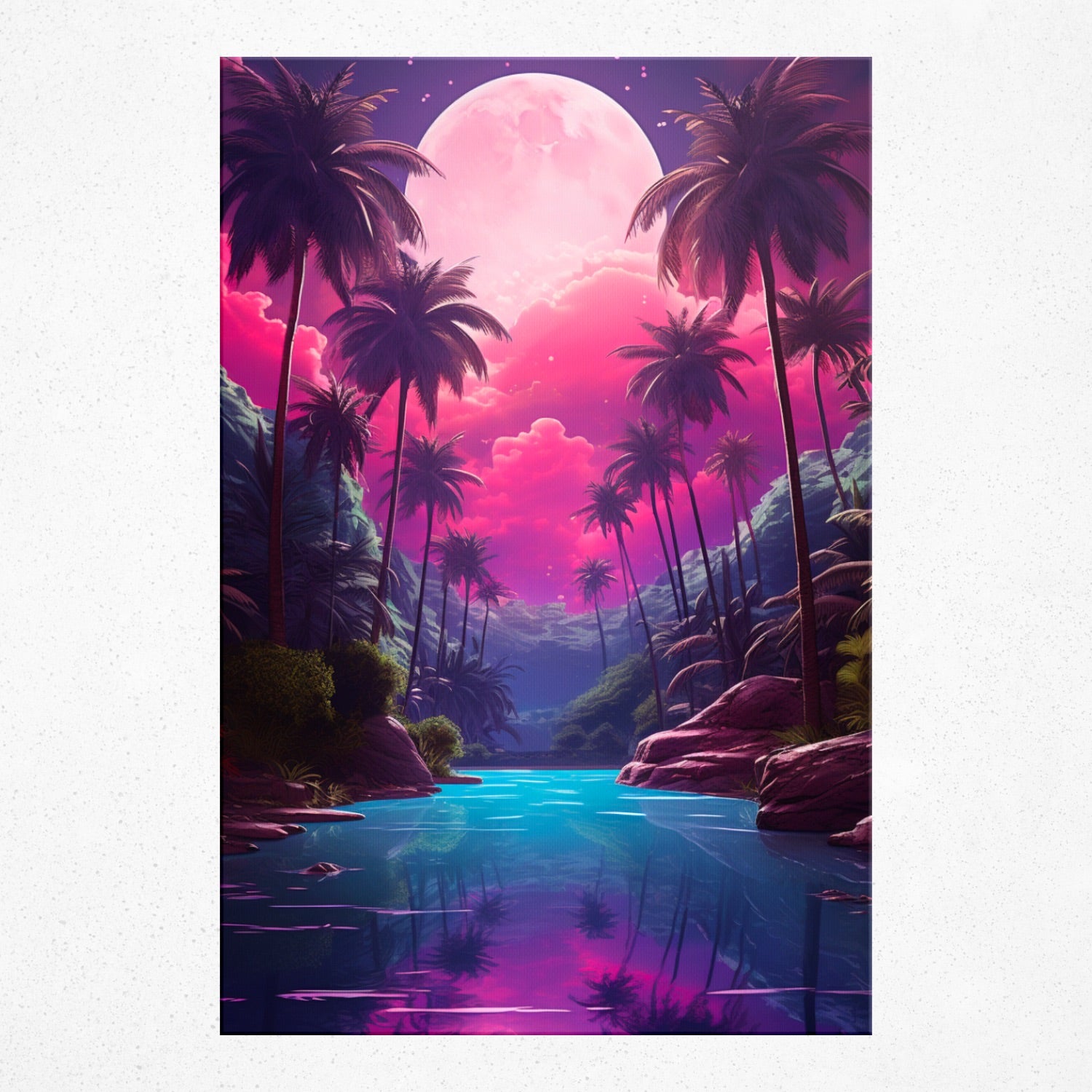 Lunar Lagoon - Poster